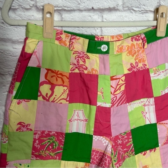 Lilly Pulitzer Colorful Patchwork Shorts - Picture 6 of 12